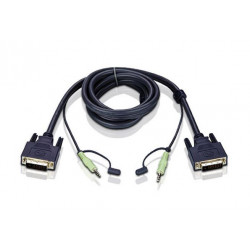 ATEN 1.8M DVI-D Single-Link KVM Cable