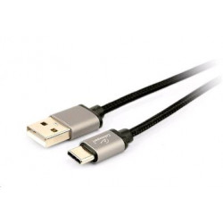 Kabel CABLEXPERT USB 3.0 AM na Type-C kabel (AM CM), 1,8m, opletený, černý, blister
