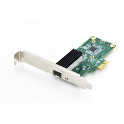 DIGITUS Karta SFP Gigabit Ethernet PCI Express 32-bit, držák s nízkým profilem, čipová sada Intel WGI210Karta SFP Gigabit Ethernet