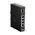 D-Link DIS-100G-5SW 5 Port Unmanaged Switch with 4 x 10 100 1000BaseT(X) ports & 1 x 100 1000BaseSFP ports 