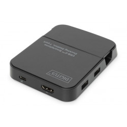 DIGITUS Dokovací stanice pro smartphony, 2x USB 2.0, 1x Hub USB 3.0 1x HDMI, 1x SD 2.0, 1x Micro SD 2.0