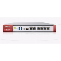 Zyxel USG Flex 200 Firewall 10 100 1000, 2*WAN, 4*LAN DMZ ports, 1*SFP, 2*USB (Device only)