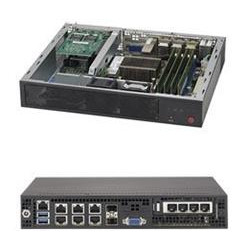 SUPERMICRO mini server 1x Xeon D-2123IT, 4x DDR4 ECC, 4x SATA 1x 2,5, M.2, 2x 10Gb, IPMI, 150W zdroj