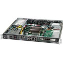 SUPERMICRO mini1U chassis, 2x 2,5" HS (nebo volitelný 4x2,5" fix), 350W (plat.) , front IO