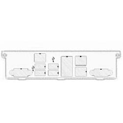 SUPERMICRO 1U I O Shield for X11SPM-TPF with EMI Gasket (813 512 chassis)