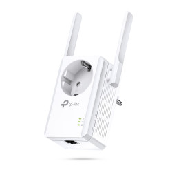 TP-Link TL-WA860RE 300Mbps Wifi N Range Ext. AP, 1x10 100 RJ45, s průchozí zásuvkou, power schedule