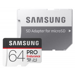Samsung Micro SDXC karta 64GB PRO endurance + SD adaptér