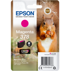 Epson Singlepack Magenta 378 Claria Photo HD Ink
