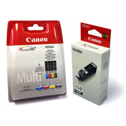 Canon PGI-550 + CLI-551 C M Y BK GY Multi pack