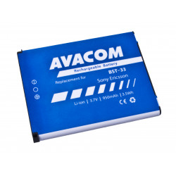 Baterie AVACOM GSSE-W900-S950A do mobilu Sony Ericsson K550i, K800, W900i Li-Ion 3,7V 950mAh (náhrad