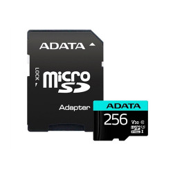ADATA MicroSDXC 256GB U3 V30S až 95MB s + adapter