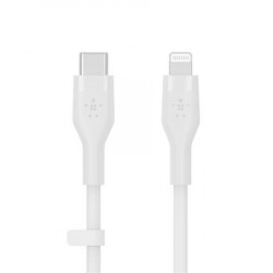 Belkin USB-C kabel s lightning konektorem, 3m, bílý - Flex