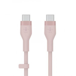 Belkin USB-C na USB-C kabel, 1m, růžový - Flex