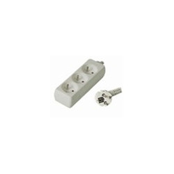 Prodlužovací přívod 230V, 2m, 3 zásuvky