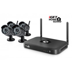 iGET HGNVK88304 - CCTV bezdrátový WiFi set FullHD 1080p, 8CH NVR + 4x IP kamera 1080p, i RJ45