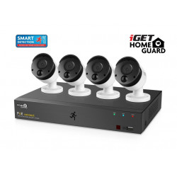 iGET HGNVK85304 - Kamerový PoE FullHD set, 8CH NVR + 4x IP 1080p kamera, SMART detekce, W M Andr iOS