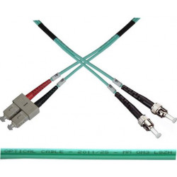 Optický patch kabel duplex SC-ST 50 125 MM 1m OM3