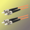 Optický patchkabel duplexní, ST-ST 9 125um SM, 5m, OS2