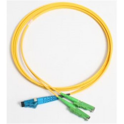 Patchcord FO duplex E2000 APC-LC APC 9 125um SM 1m, OS2