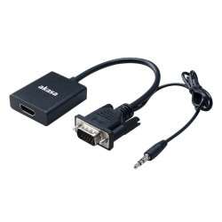 AKASA - VGA na HDMI s audio kabelem