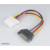 Adaptér SATA na 4pin Molex - 15 cm