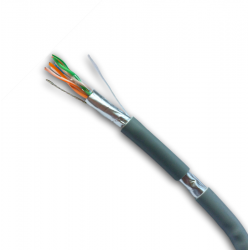 DATACOM FTP Cat5e PVC kabel 100m (lanko) šedý