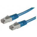 Patchkabel S FTP,Cat6,2xRJ45, 3m modrý