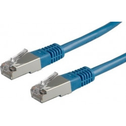 Patchkabel S FTP,Cat6,2xRJ45, 0,5m modrý