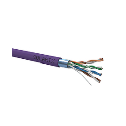 Instalační kabel Solarix CAT5E FTP LSOH Dca-s1,d2,a1 500m cívka SXKD-5E-FTP-LSOH