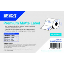 Premium Matte Label -102mm x152mm, 225 labels