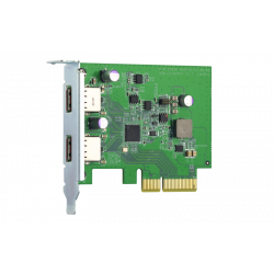 QNAP QXP-10G2U3A - Dvouportová USB 3.2 Gen2 10Gb PCIe rozšiřující karta pro NAS a PC