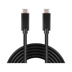 PremiumCord USB-C kabel ( USB 3.1 gen 2, 3A, 10Gbit s ) černý, 2m