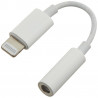 PremiumCord Apple Lightning audio redukční kabel na 3.5 mm stereo jack female, bílý
