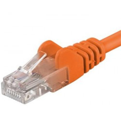 Patch kabel UTP RJ45-RJ45 level CAT6, 7m,oranžová