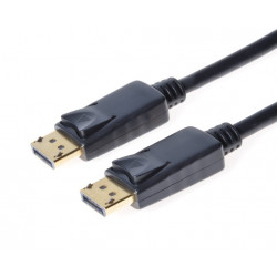 PremiumCord DisplayPort 1.2 přípojný kabel M M, zlacené konektory, 3m, AWG 30