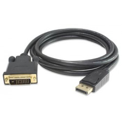 PremiumCord DisplayPort na DVI kabel 3m, stín. M M