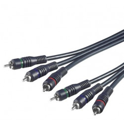 PremiumCord Kabel 3x CINCH-3x CINCH M M 2m HQ