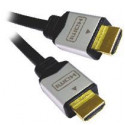 PremiumCord kabel HDMI M M, zlac.a kovové HQ, 10m