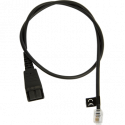 Jabra QD-RJ10, 0,5 m, straight