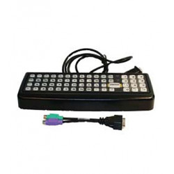 Honeywell 60 key Rugged Keyboard, QWERTY, PS2,WX8 adap.cable