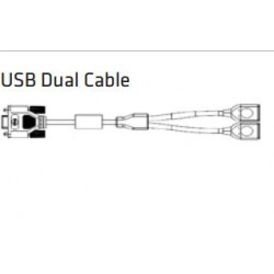 Honeywell Dual USB type A breakout Y-cable