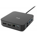 i-tec dokovací stanice 2x USB-C 2x USB 2.0 3x USB 3.0 HDMI 2x DP LAN Power Delivery 100 W