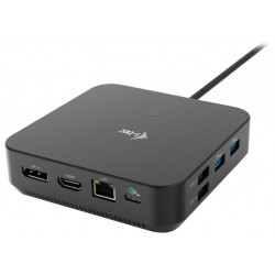 i-tec dokovací stanice 2x USB-C 2x USB 2.0 3x USB 3.0 HDMI 2x DP LAN Power Delivery 100 W