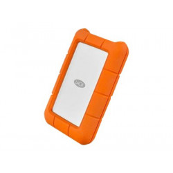 LaCie Rugged Secure STFR2000403 - Pevný disk - šifrovaný - 2 TB - externí (přenosný) - USB 3.1 Gen 1 (USB-C konektor) - AES 256 bitů - s Rescue Data Recovery Service Plan 2 roky