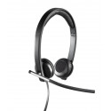 LOGITECH Headset H650e Stereo drátová sluchátka + mikrofon USB černá