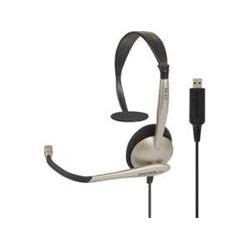 KOSS Headset CS95 USB, 30Hz - 16kHz, 91dB mW, 2.4m, mikrofon - zlatá