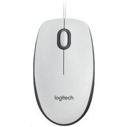 Logitech Corded Mouse M100 WHITE - EMEA