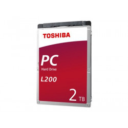 Toshiba L200 Laptop PC - Pevný disk - 2 TB - interní - 2.5" - SATA 6Gb s - 5400 ot min. - vyrovnávací paměť: 128 MB