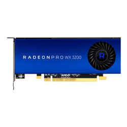 AMD Radeon Pro WX 3200 - Grafická karta - Radeon Pro WX 3200 - 4 GB GDDR5 - PCIe 3.0 x16 nízký profil - 4 x Mini DisplayPort
