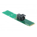 Delock Adapter M.2 Key M to SFF-8643 NVMe 22110 2280 2260 - Adaptér rozhraní - M.2 - U.2 NVMe - M.2 Card